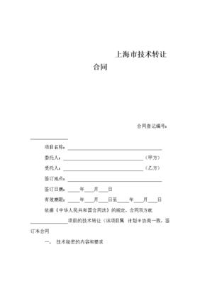 解碼“上海市技術(shù)轉(zhuǎn)讓合同.doc” 知識產(chǎn)權(quán)轉(zhuǎn)化的法律基石與實踐洞察